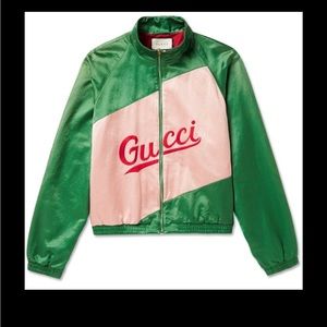Sold Out Gucci Embroidered Paneled Jacket.